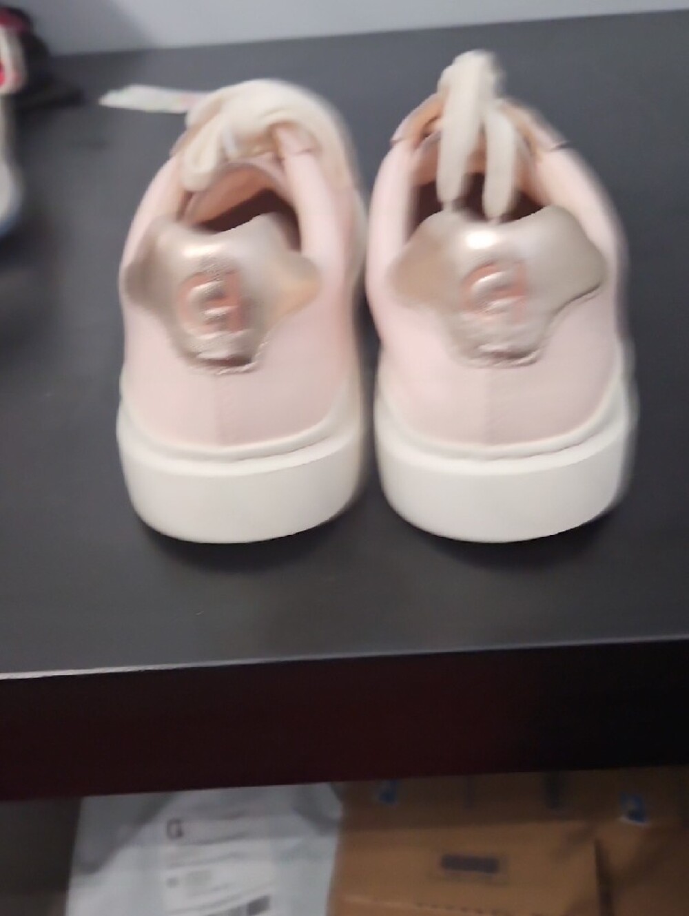 Cole Haan Pale Pink Size 8 Lace-Up Platform Sneakers - Picture 3 of 4